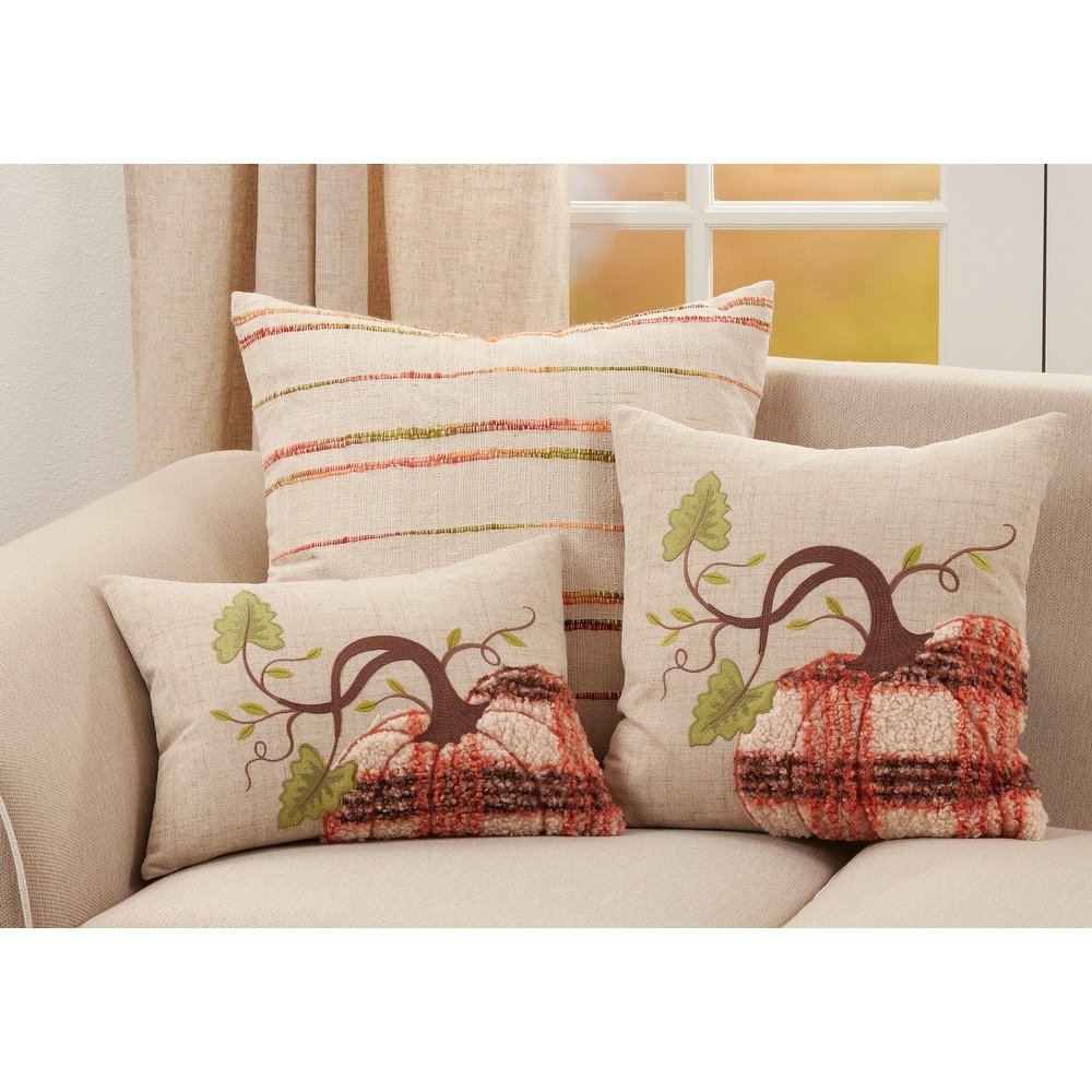 Tan 18 x 18 Plaid Throw Pillows Bed Bath Beyond