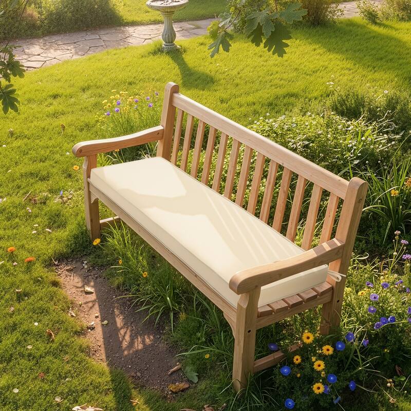 Aoodor Patio Furniture 46" x 18" x 3.1" Outdoor Bench Cushion