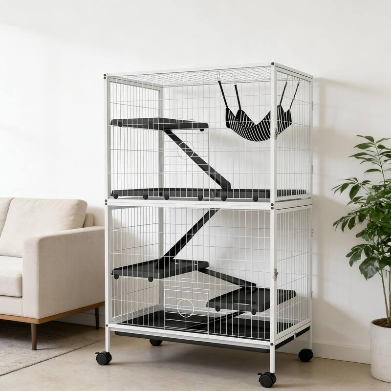 Pet House,Pet Habitat,Rolling Small Animal Cage