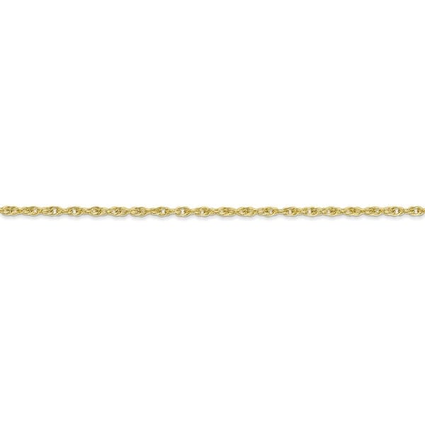 10K Yellow Gold 1.15mm Carded Cable Rope Chain 24 Inch 10K Yellow Gold 1.15mm Carded Cable Rope Chain 24 Inch