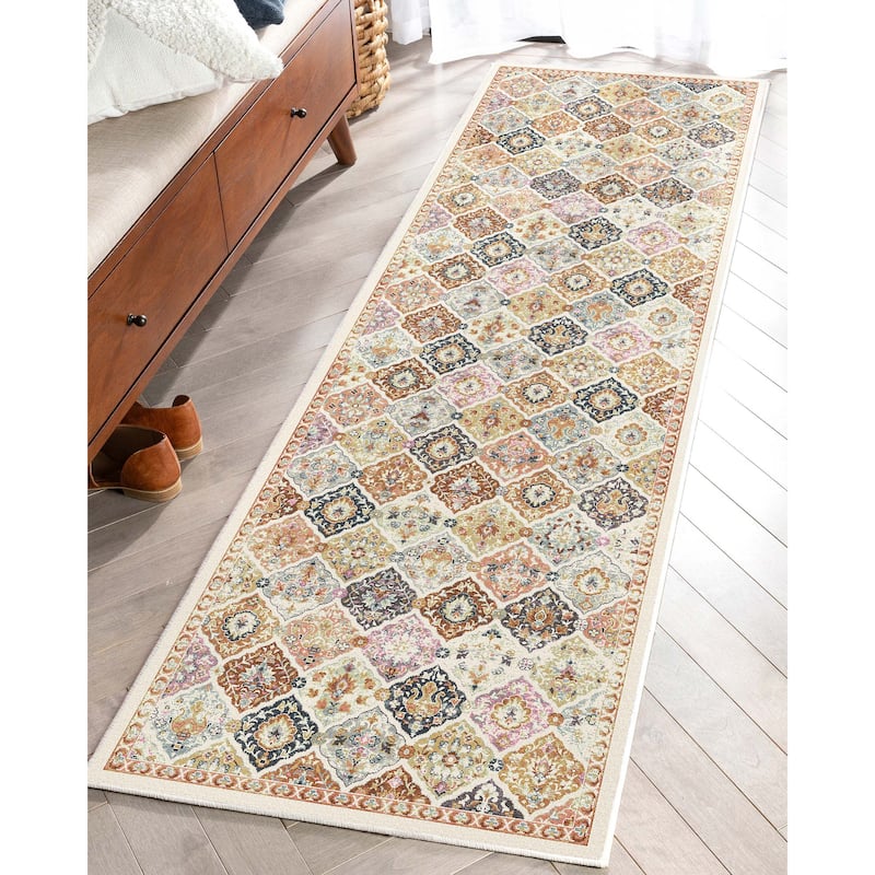 Well Woven Apollo Maeve Vintage Bohemian Machine Washable Rug
