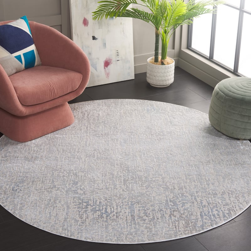 SAFAVIEH Platinum Altie Glam Abstract Rug