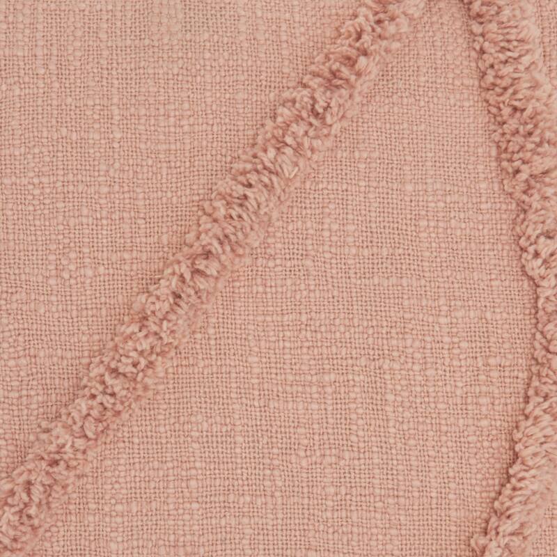 Mina Victory Distressed Diamond Boho Throw Pillow