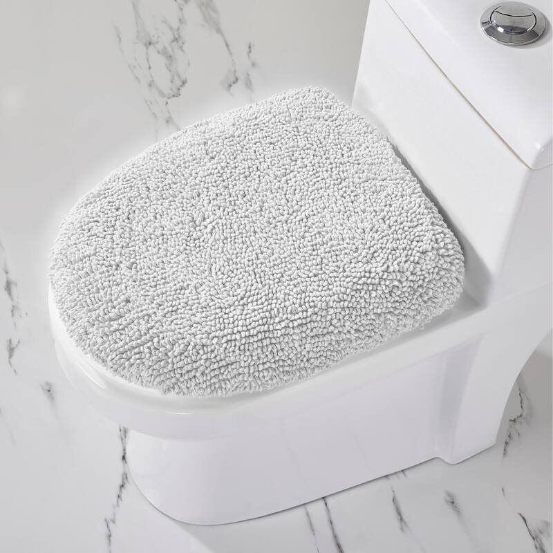 Better Trends Bath Rugs Set 100% Cotton Tufted Soft Water Absorbent Bathroom Rug for Shower, Sink Bath Mats Edge Collection