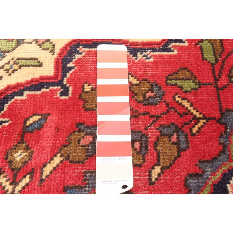 ECARPETGALLERY Hand-knotted Andelz Red Wool Rug - 3'1 x 4'5