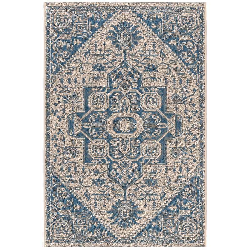 SAFAVIEH Beach House Caoimhe Indoor/ Outdoor Patio Backyard Rug