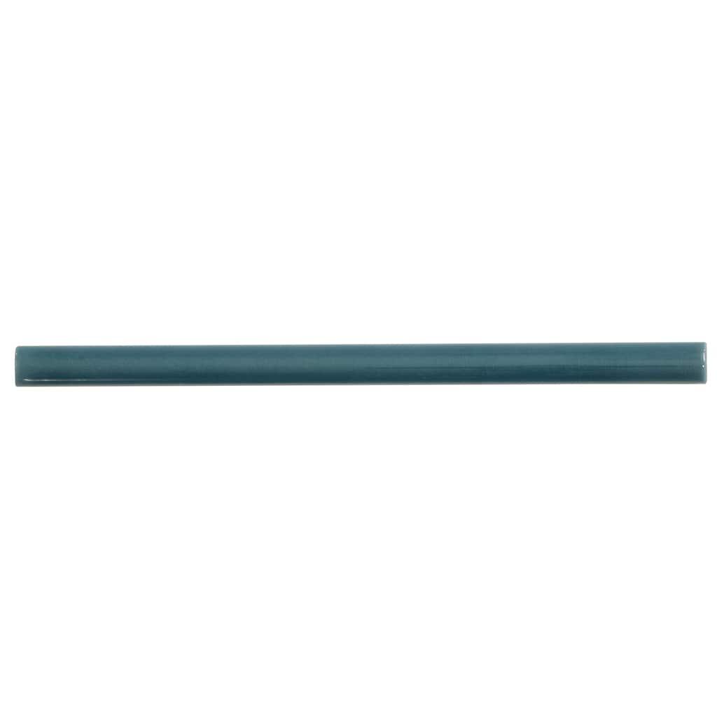 Apollo tile 0.5" x 8" Horizonte Glossy Emerald Petrol Blue Ceramic Tile (0.27 sq ft/case) - 10 Pack