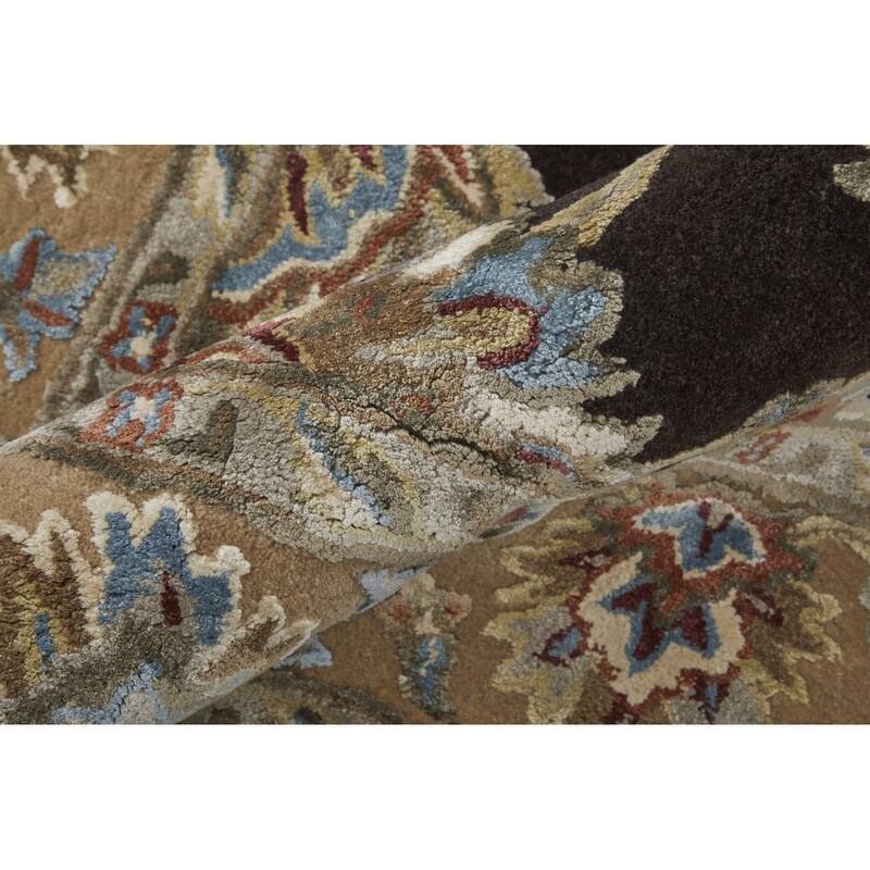 HomeRoots Floral Traditional Rectangle Area Rug