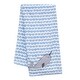 preview thumbnail 1 of 4, Bedtime Originals Whales Tale Blue/White Ocean Narwhal Soft Baby Blanket