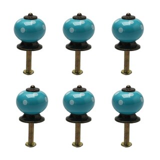 6pcs Vintage cast iron FLORAL cabinet drawer door knobs cupboard screen handles pull rustic 1.8 364grams