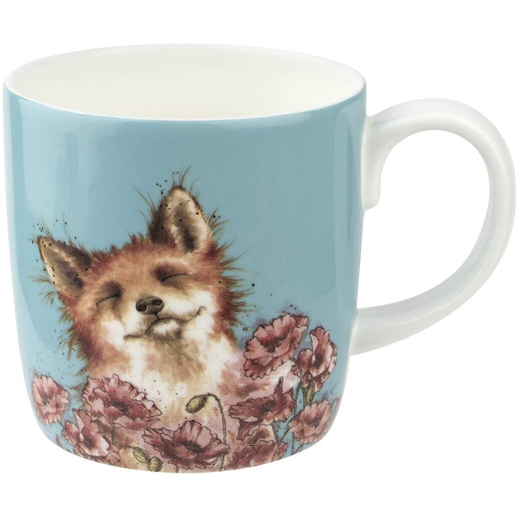 Royal Worcester Wrendale Designs 14oz Poppy Field Mug - 0.40L / 14fl.oz -  Overstock - 33609992