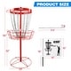 preview thumbnail 19 of 20, GSE™ Deluxe Portable 24-Chain Disc Golf Targets Basket, PRO Disc Golf Practice Goal Baskets