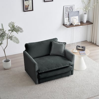 Cloud Chenille Upholstered Modular Sectional Sofa with DIY Combination Design