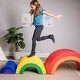 preview thumbnail 3 of 2, Bintiva Rainbow Arch Soft Play - Multi