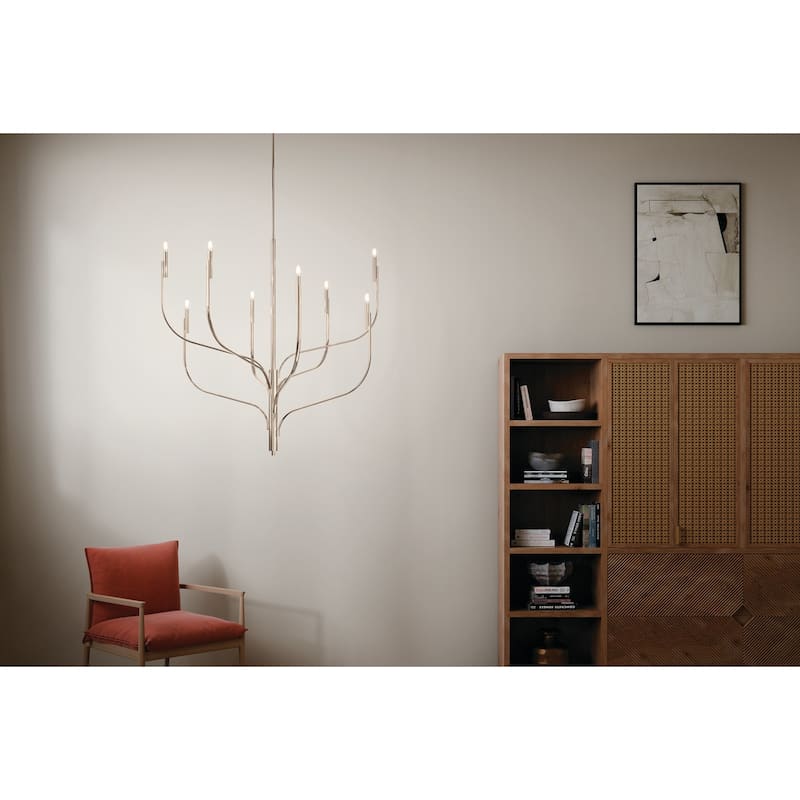 Kichler 52675 Livadia 8 Light 48" Wide Taper Candle Style Chandelier