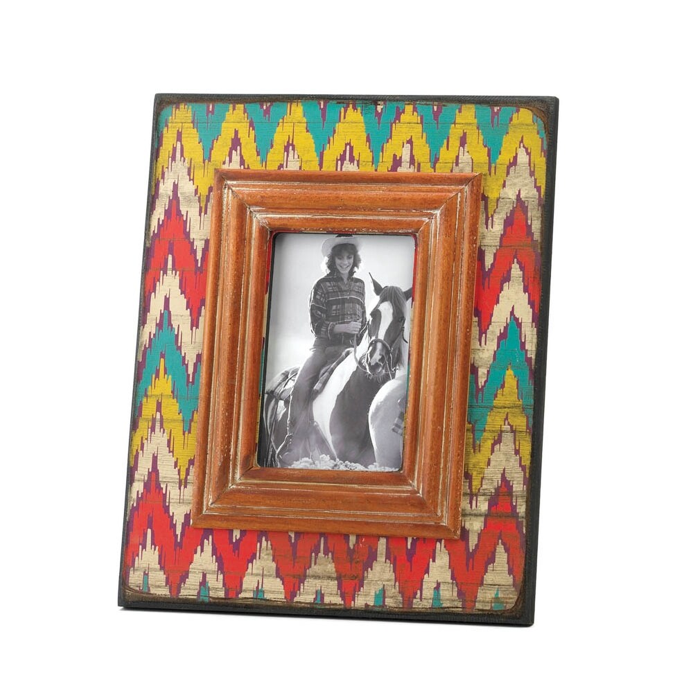 chevron photo frame