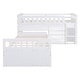 preview thumbnail 13 of 14, Functional and Stylish Loft and Platform Bed Combination with Drawers for Ample Storage Space, White