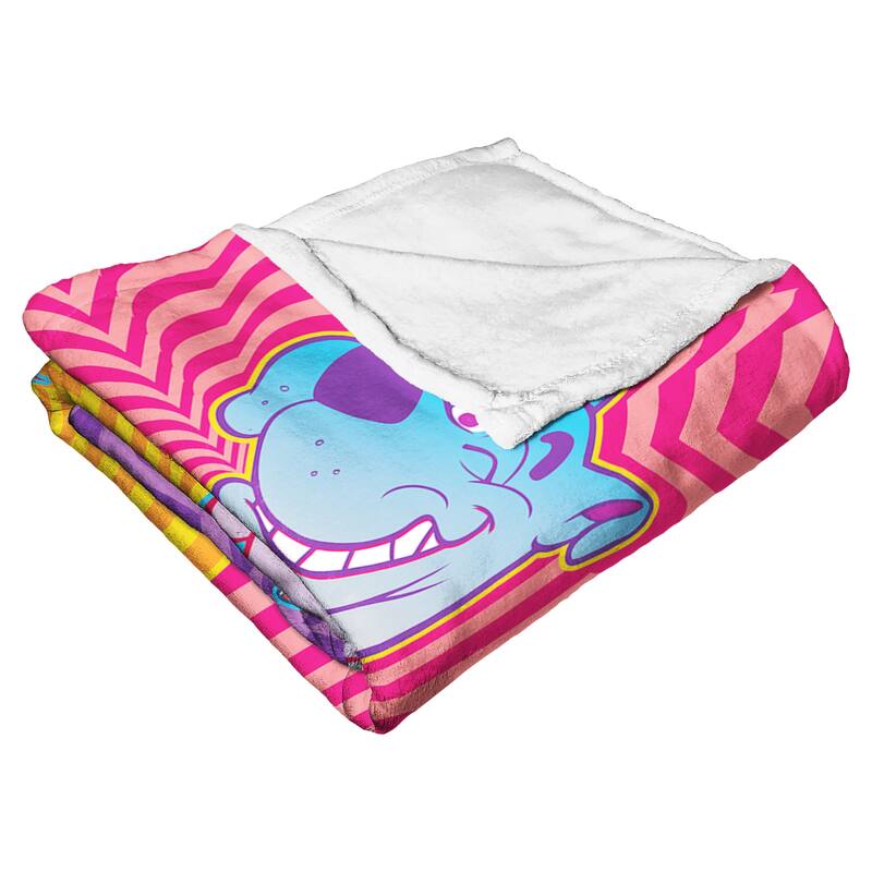 Warner Brothers Scooby Doo Scooby Geometrics Silk Touch Throw Blanket