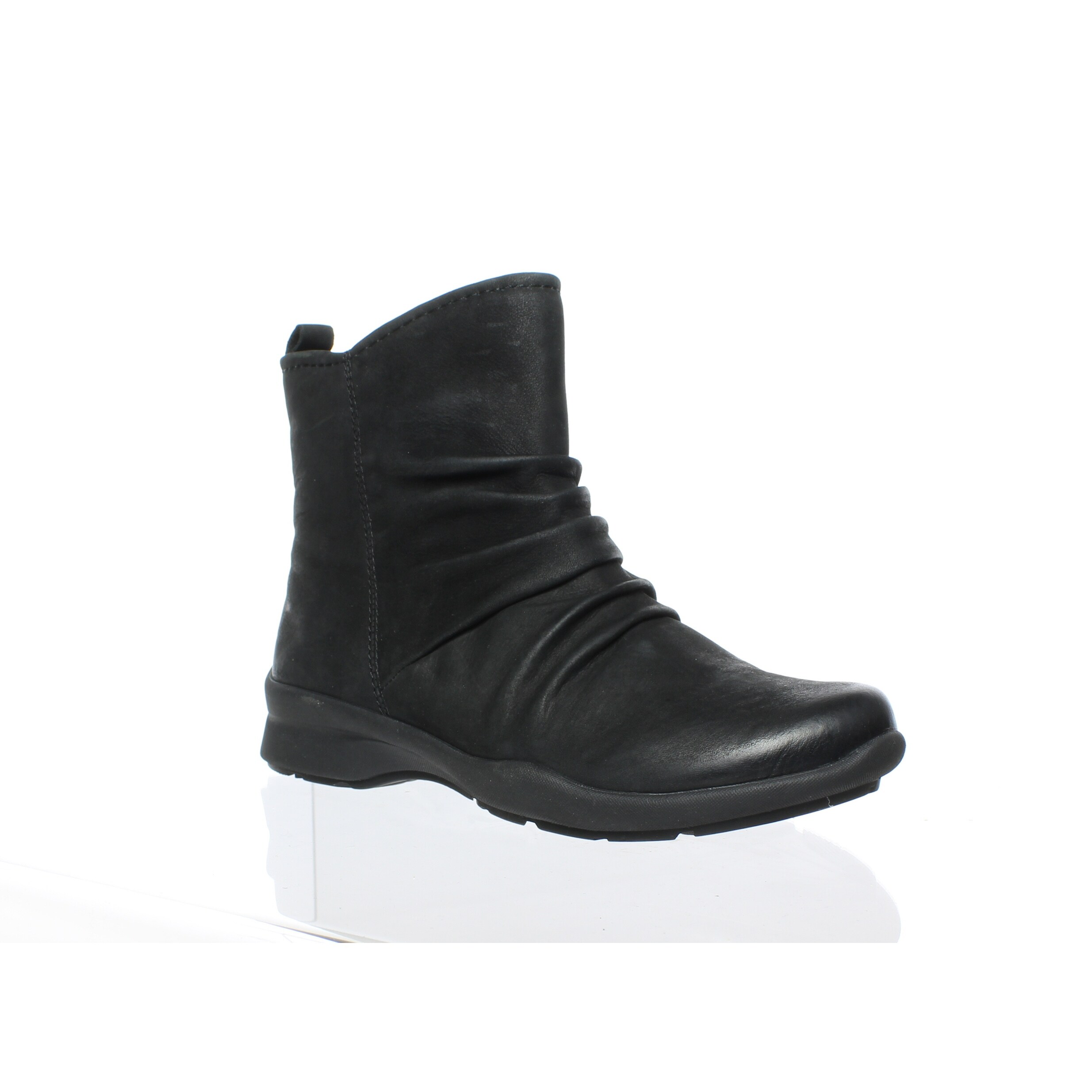 Earth Womens Treasure Black Ankle Boots 