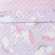 preview thumbnail 4 of 2, Porch & Den Nahcotta Unicorn and Rainbow 4-piece Quilt Set