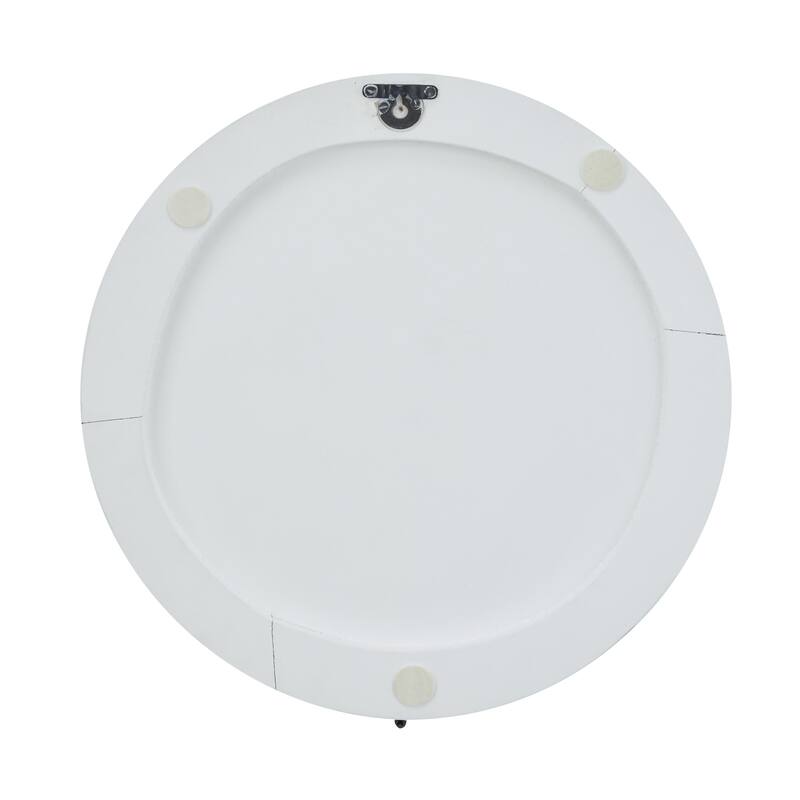 CosmoLiving by Cosmopolitan Gold, White or Black Wooden Carved Radial Plate Home Wall Decor (Set of 3)