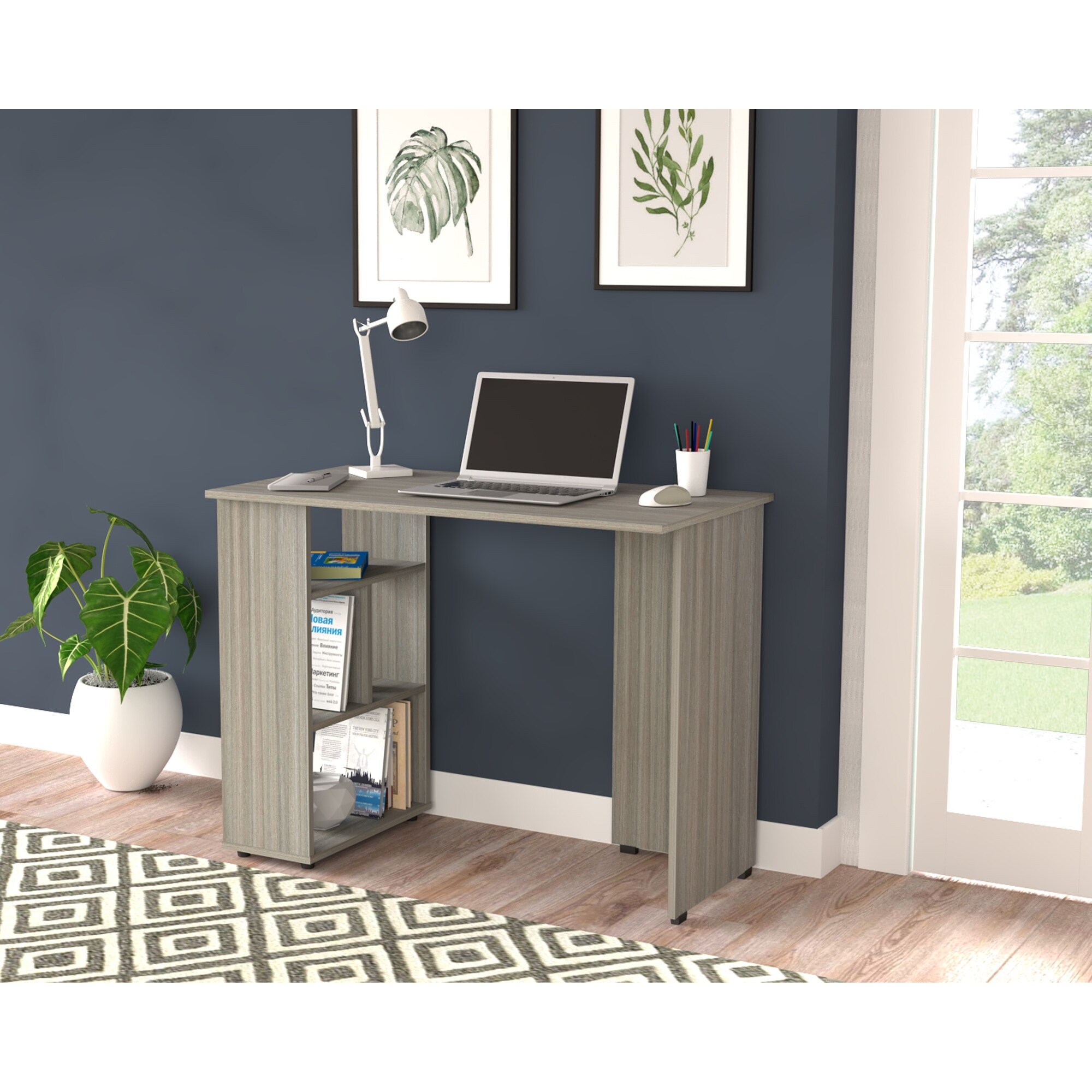 Inval merlin corner store desk