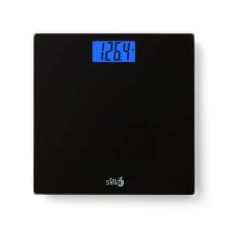 EatSmart Precision Digital Bathroom Scale Black - 400 Pound Capacity ...