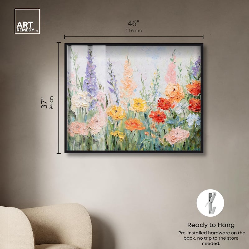 Summer Abundance I Shadowbox by Art Remedy
