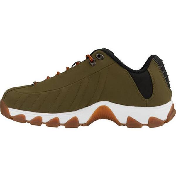 Shop K Swiss Men S St329 Cmf Dark Olive Black Overstock 18159118