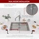 preview thumbnail 21 of 27, STYLISH 27"L x 18"W Stainless Steel 18 Gauge Single Basin Undermount Kitchen Sink with Basket Strainer