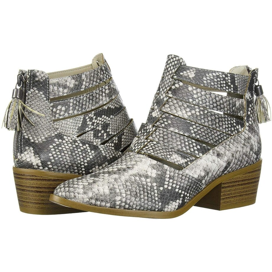 fergalicious snakeskin booties