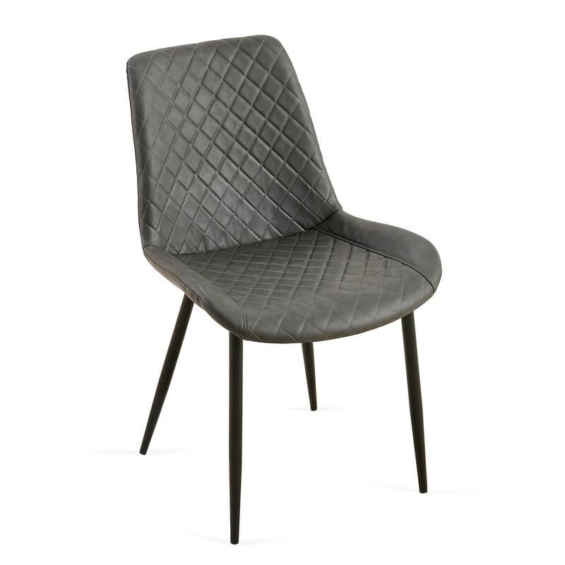 Dining Chairs Set of 2 Armless Side Chair with Metal Legs