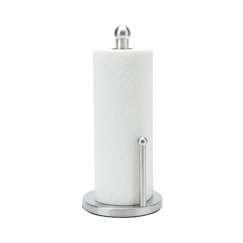 Kitchen Details Stainless Steel Paper Towel Holder - 6.1"x 6.1"x 13.1"