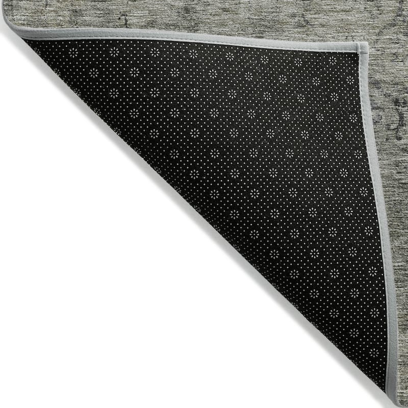 HomeRoots Floral Transitional Rectangle Outdoor Rug