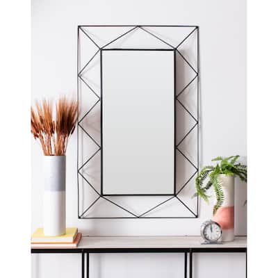 SAFAVIEH Katlynn 30-inch Rectangular Mirror - 29.5" W x 3" L x 47" H - 30Wx3Dx47H
