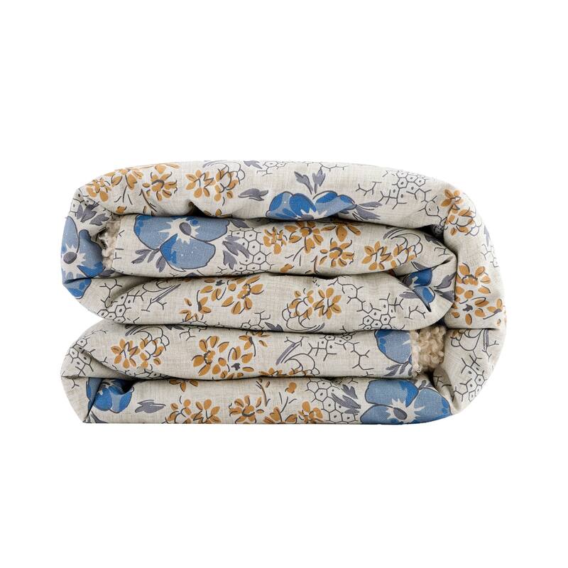 Tasha Polizzi for Paseo Road Western Design Teddy-Backed Bouclé Plush Throw, 50" x 60"