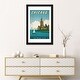 preview thumbnail 3 of 18, iCanvas "Chicago Poster" by IdeaStorm Studios