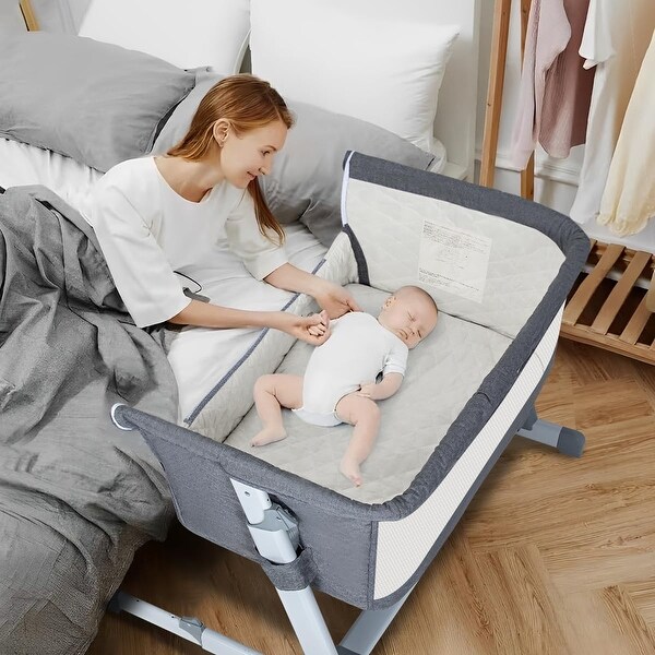 【取り置き中】babythree Baby Bassinet Bedside Sleeper, Bedside Bassinet For Baby, 3