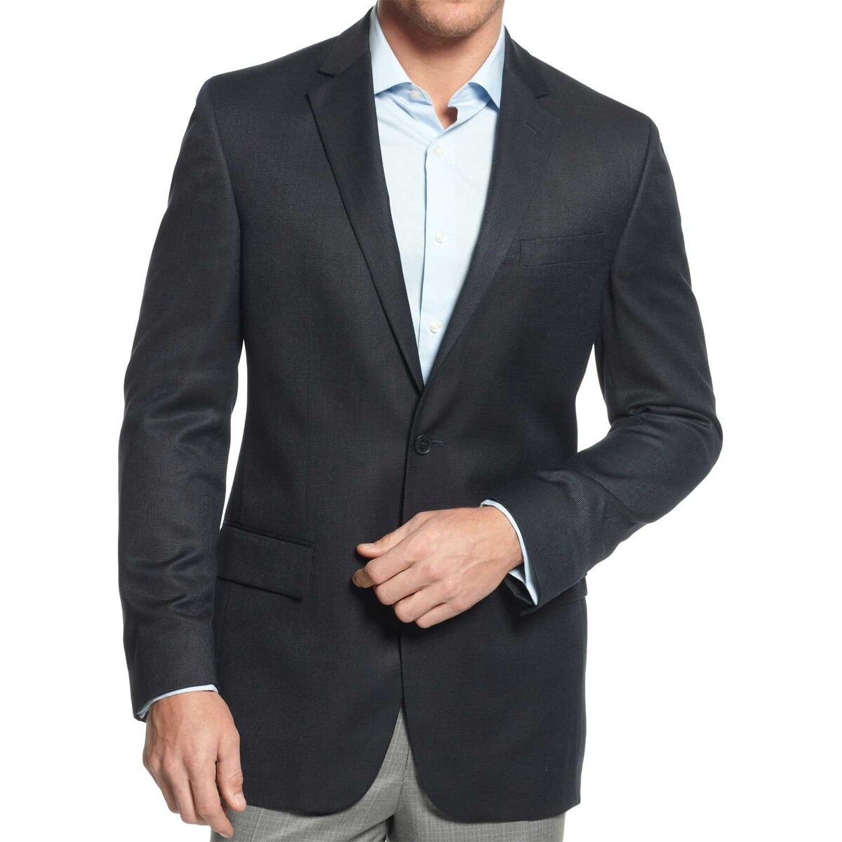 alfani navy blue suit