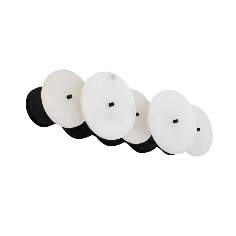 Cosmos 2-Light 20.5-Inch Real Alabaster Stone Bath Fixture
