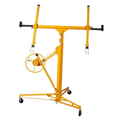16ft Panel Hoist Jack Lifter Drywall Panel Hoist or Ceiling Rolling Caster Wheels Lockable Construction Tools Drywall Lift