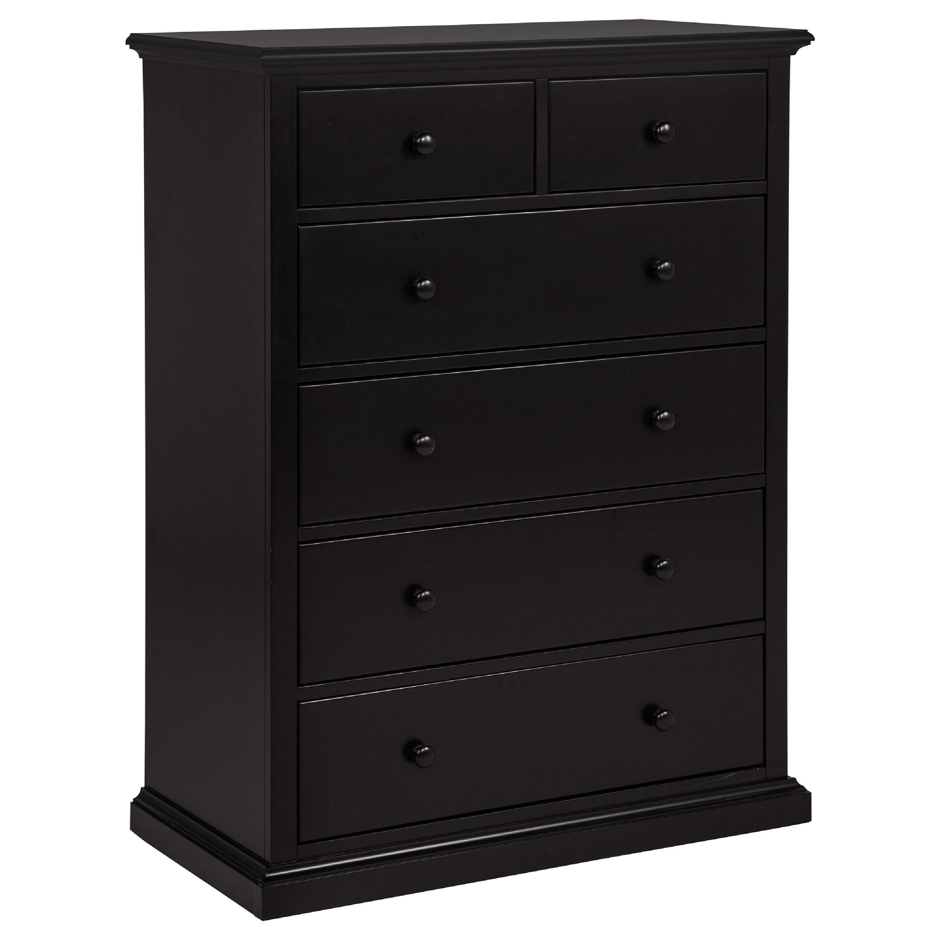 6 drawer dresser tall black Benjara Umer Chest, Drawers, Round Knobs, Plinth Base, Wood Shop Kate Middleton-Inspired Gingham colorgrp-24524 TALLA:S making this dresser versatile