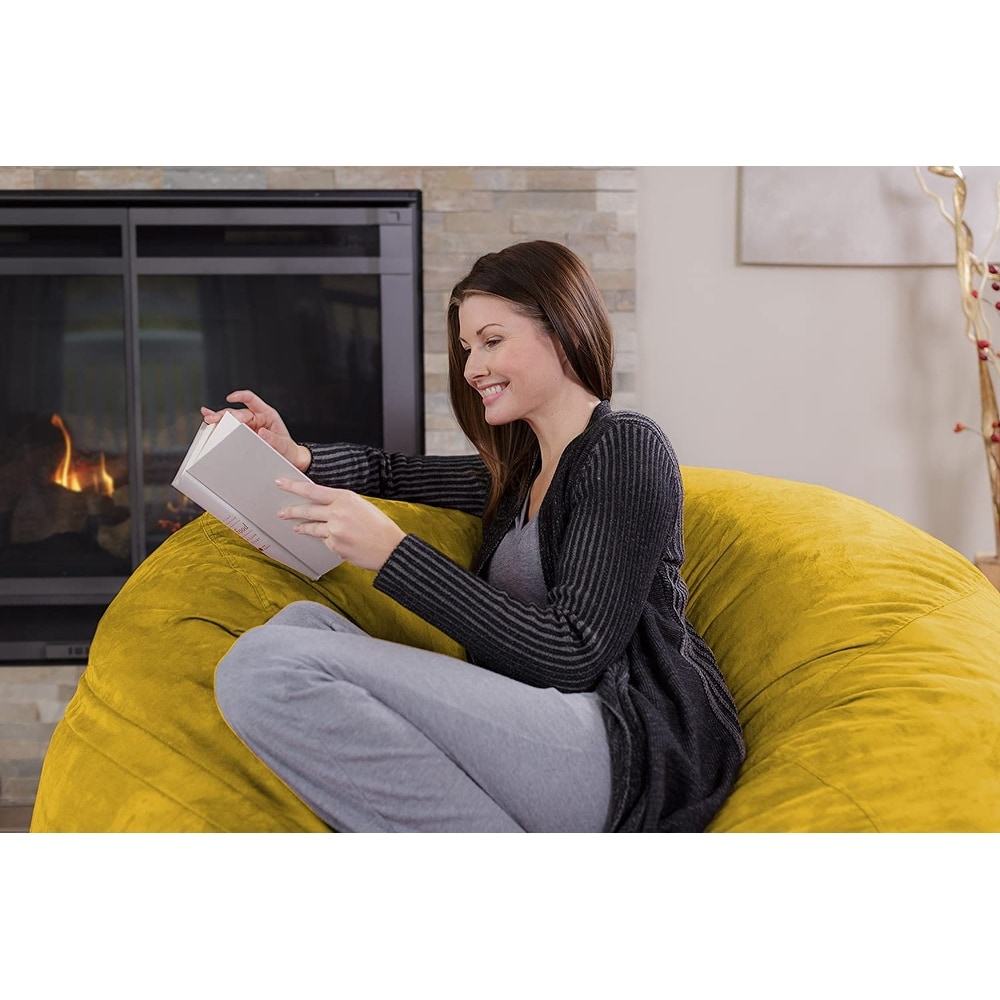 Comfy sacks 5 ft memory foam bean bag chair deals