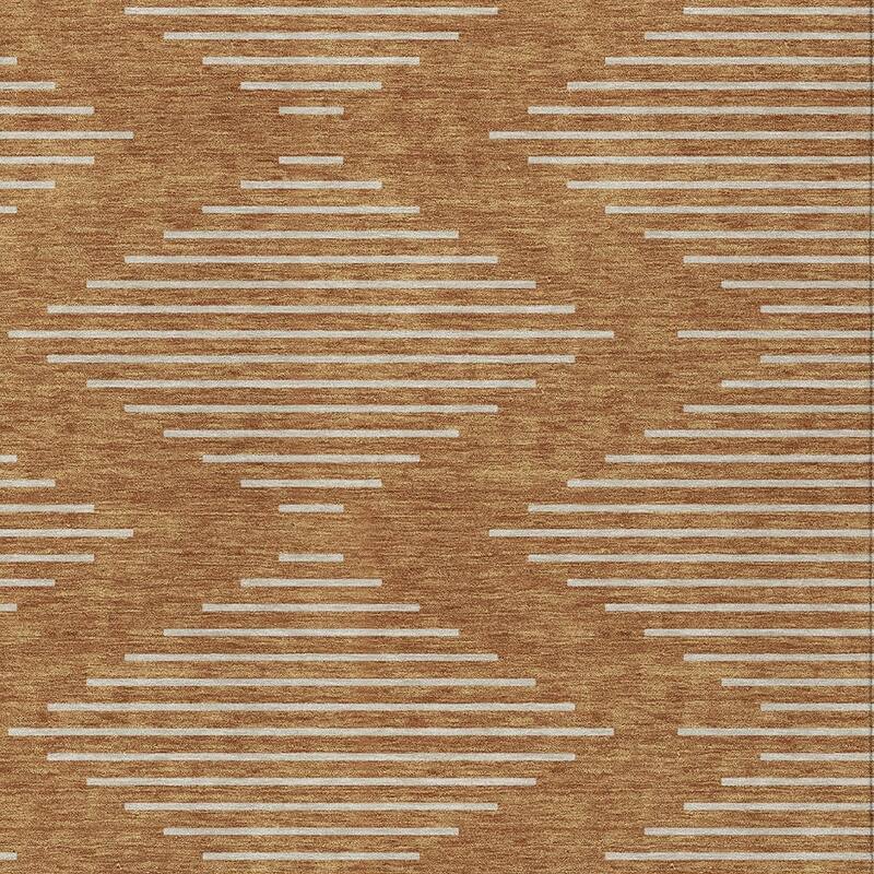 HomeRoots Geometric Transitional Rectangle Outdoor Rug