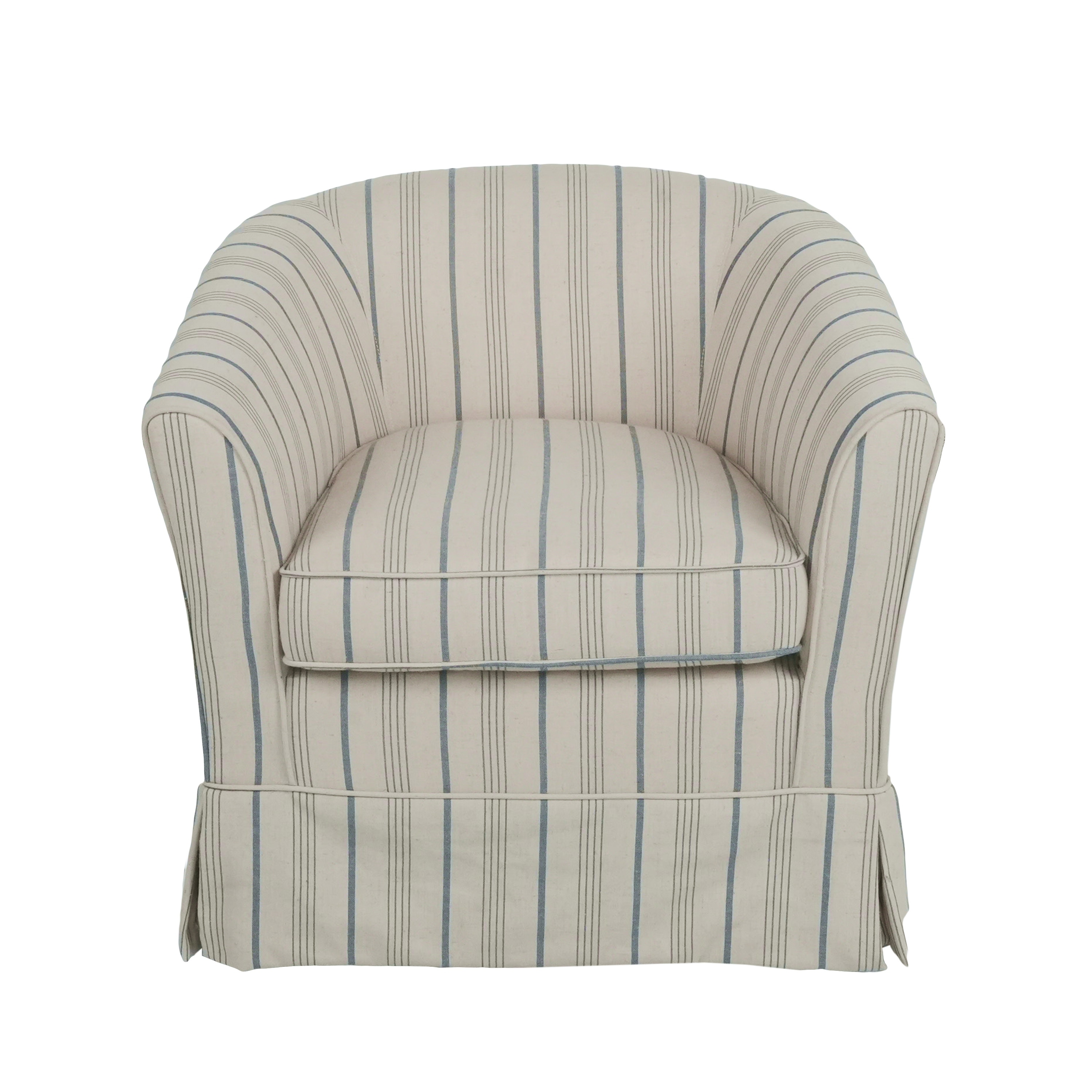 Cecilia Swivel Chair in Natural Fabric by Christopher Knight Home-image