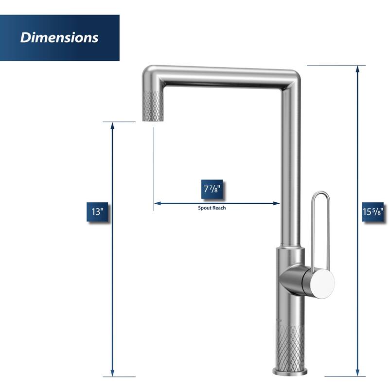 Karran Sherman KKF370 Single Handle Kitchen Faucet