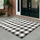 preview thumbnail 1 of 63, The Gray Barn Told Gait Indoor/Outdoor Gingham Check Area Rug