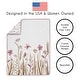 preview thumbnail 4 of 4, Sweet Jojo Designs Boho Floral Garden Flower Girl 4pc Nursery Crib Bedding Set Pink Watercolor Bohemian Farmhouse Vintage Fringe