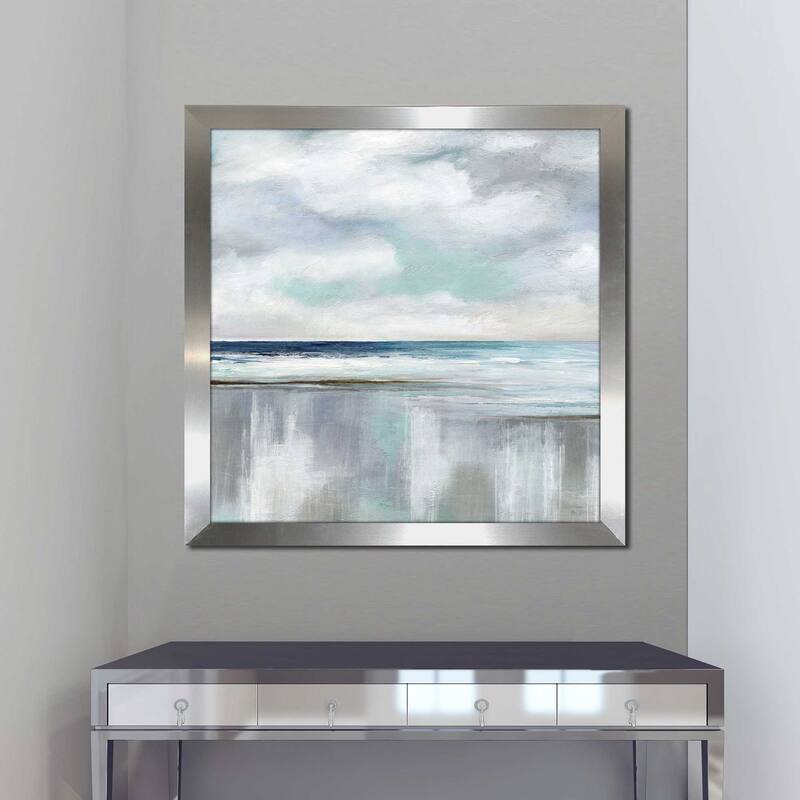 "Cyan Sunrise (Square)" by Nan Print on Acrylic
