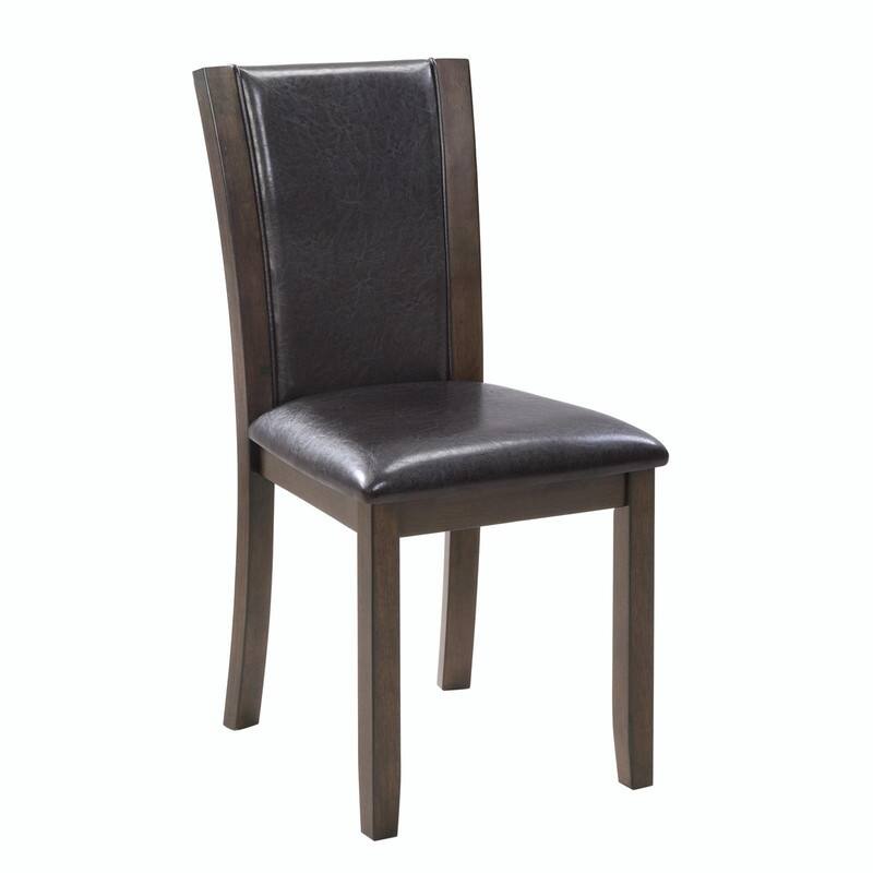 Wooden Dining Chairs Set of 4, Upholstered Side Chairs with Padded Seat for Kitchen & Dining Room